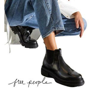 Free People Lola Lugged Sole Chelsea Boots